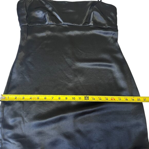 Staud Remington Little Black Dress Mini Bodycon Size 10 Spaghetti Strap NWT - Picture 12 of 12